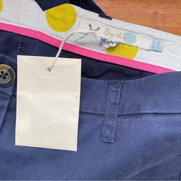 NWT Boden Rachel Chino Petite Capri Pant Navy - Picture 10 of 14